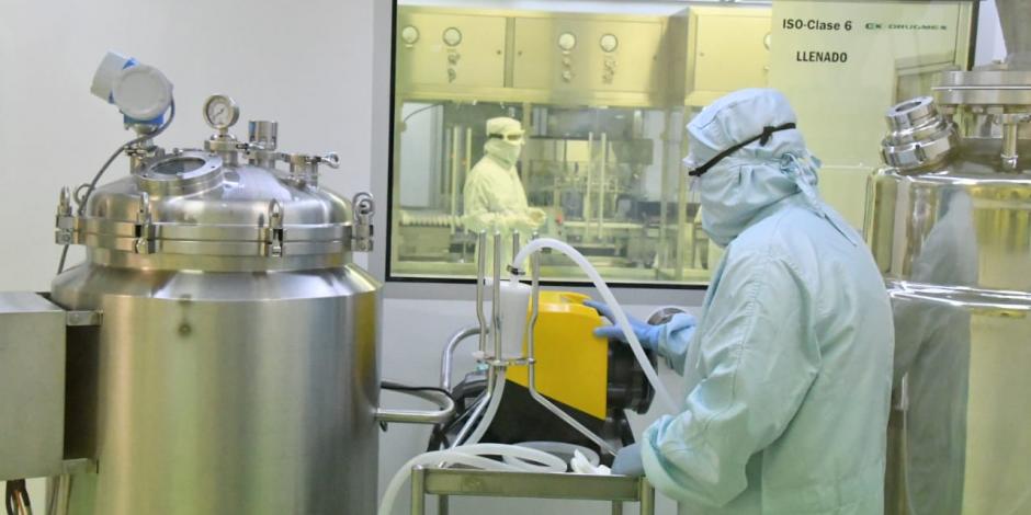 La vacuna contra Covid-19 de la empresa CanSino Biologics será envasada por la farmacéutica Drugmex