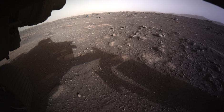 Primera imagen a color de Marte capturada por Perseverance Rover