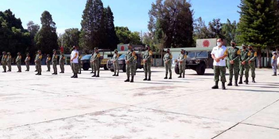 Ejército Mexicano y Gobierno de Oaxaca dan banderazo de salida a brigadas del Plan de Vacunación contra el COVID-19 en zonas rurales