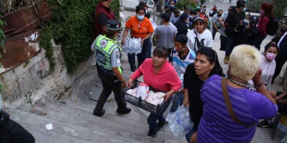 La solidaridad que caracteriza a los mexicanos en los momentos más difíciles, también se hizo presente
