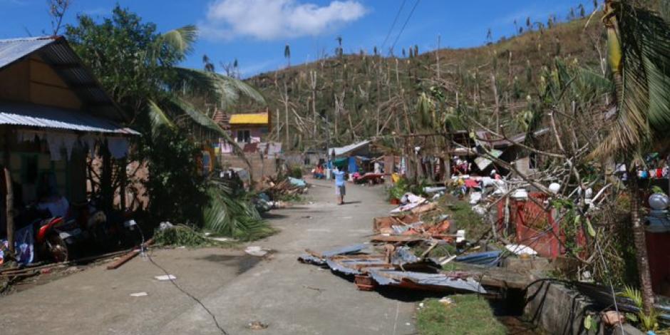 Fotografías de la destrucción causada por el tifón Rai