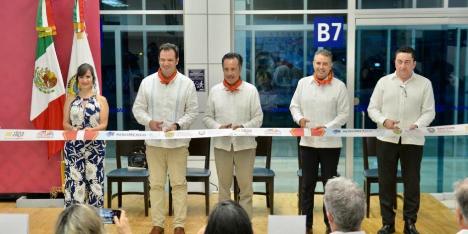 Inauguración de la nueva ruta Veracruz-AIFA.