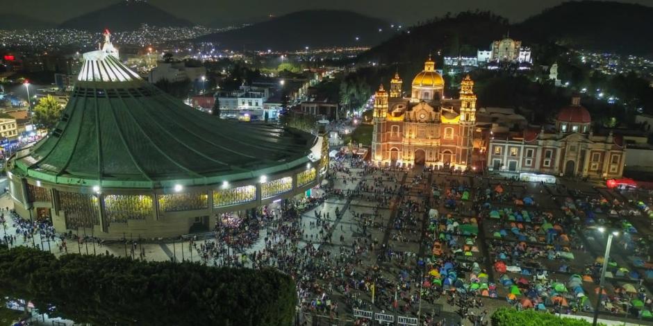 Imágenes de la Basílica de Guadalupe captadas desde las alturas