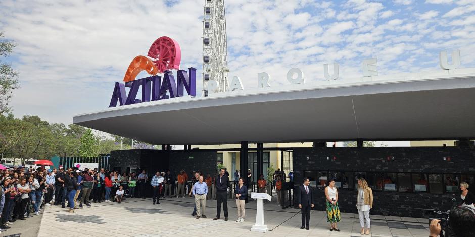 Este miércoles se inauguró el Parque Aztlán en la CDMX.