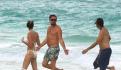 Captan a DiCaprio paseando en playas de Cancún