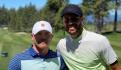"Canelo" Álvarez y Stephen Curry se avientan "un tiro" en un campo de golf