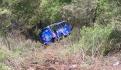 Camioneta de transporte público cae en un barranco de 15 metros en Chiapas; hay 23 heridos