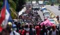 Migrantes rompen cerco de Guardia Nacional en Chiapas (VIDEO)