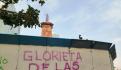 Familiares de desaparecidos renombran la Glorieta de Colón por segunda ocasión