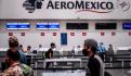 AICM: Persisten largas filas por vuelos demorados