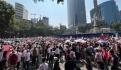 Asistentes a la marcha del INE en CDMX superaron los 12 mil, estima oposición; critican cifras oficiales