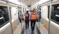 Martí Batres realiza recorrido de supervisión de la Línea 1 del Metro CDMX