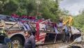 FOTOS. La México-Querétaro registra filas kilométricas tras accidente de tráileres