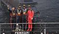 F1 | GP Bélgica: ¡Otra vez! Trofeo de Max Verstappen termina hecho añicos en pleno festejo (VIDEO)