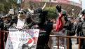 Colectivos antitaurinos se manifiestan nuevamente contra corridas de toros, en pleno aniversario de Plaza México
