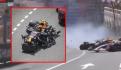 F1 | Max Verstappen y su reacción al choque de Checo Pérez en el Gran Premio de Mónaco (VIDEO)
