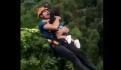(VIDEO FUERTE) Muere joven madre al saltar de bungee mal asegurado