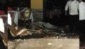 En Metro Villa de Cortés cae plafón de puente peatonal