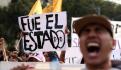 Vuelven  normalistas de Ayotzinapa a reclamo violento