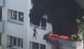 Incendio consume fábrica de fibras en Iztapalapa (VIDEO)
