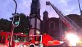 Se reaviva fuego en Iglesia de la Santa Veracruz (VIDEO)