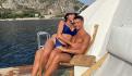 Esposa de Cristiano Ronaldo muestra sus atributos con diminuto bikini (VIDEO)