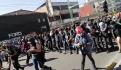 Concluye marcha con choques entre policías y anarquistas en Tlatelolco
