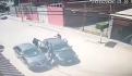 (VIDEO) Roban gasolinera y en el intento de huida chocan contra patrulla en CDMX