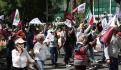 Marcha del millón: simpatizantes de AMLO reclaman a FRENA que el Zócalo es del pueblo