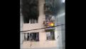 (Videos) Por incendio en hospital de Chile desalojan a pacientes COVID