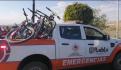 Policías y ciclistas se enfrentan en Periférico