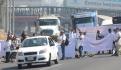 Transportistas protestan en carreteras por alza en casetas y gasolinas