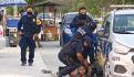Abuso policial: en Puebla golpean a hombre en vía Pública