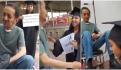 Joven vende tacos de guisado para poder pagar su carrera universitaria