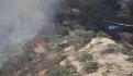 Tepoztlán: controlan 70% de incendio forestal; reportan 310 hectáreas afectadas