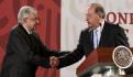 AMLO destaca buena relación con Carlos Slim; es respetuoso de la institucionalidad, señala