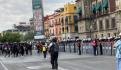 Marchan en avenida Tláhuac por accidente en Línea 12; policías intentaron impedir el paso
