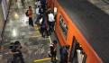 Lluvia afecta movilidad en la Ciudad de México; Metro activa marcha lenta