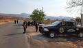 Policía de Michoacán reabre paso en la carretera Aguililla-Apatzingán