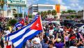 Manifestantes y funcionarios de la Embajada de Cuba en México se enfrentan a golpes