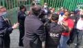 Manifestantes marchan de la Embajada de Cuba en México hacia el Zócalo