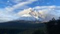 Cenapred detecta crecimiento de domo de lava en el volcán Popocatépetl