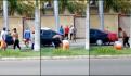 Mujer le da un "elotazo" a policías de la CDMX en pleno enfrentamiento (VIDEO)