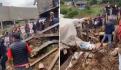 Deslave sepulta casa y deja cuatro muertos en Villa Guerrero, Estado de México