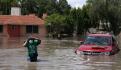 Evacuan a familias en Tabasco por inundaciones y deslaves