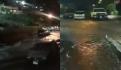 Lluvias dejan autos varados e inundaciones en zona metropolitana de Pachuca