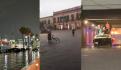Inundación cubre alrededores de Plaza las Américas en Mérida (VIDEO)
