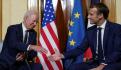 Biden y Macron analizan "esfuerzos diplomáticos" con Rusia ante crisis en Ucrania