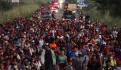 Caravana migrante: Contingente llega a La Venta, Oaxaca