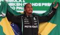F1: Así festejó una fan el triunfo de Hamilton en Brasil mientras se casaba (VIDEO)